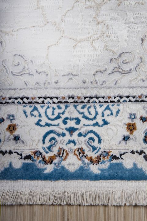 Ковер Голубой Amira 4922A D.Blue-D.Blue