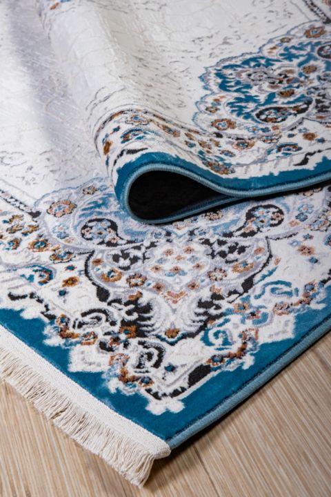 Ковер Голубой Amira 4922A D.Blue-D.Blue