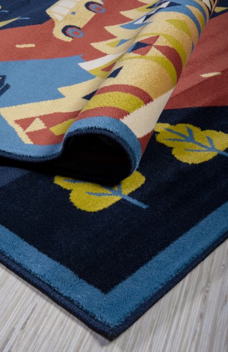 Ковер Standard Budi navy blue