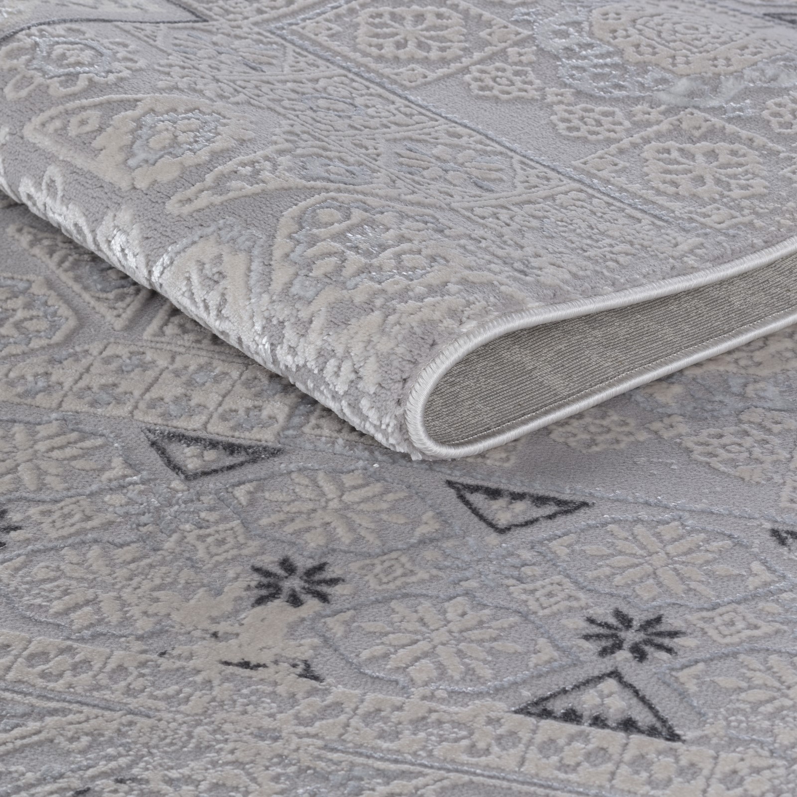 Ковер Leonidas B0759A Silver-Grey