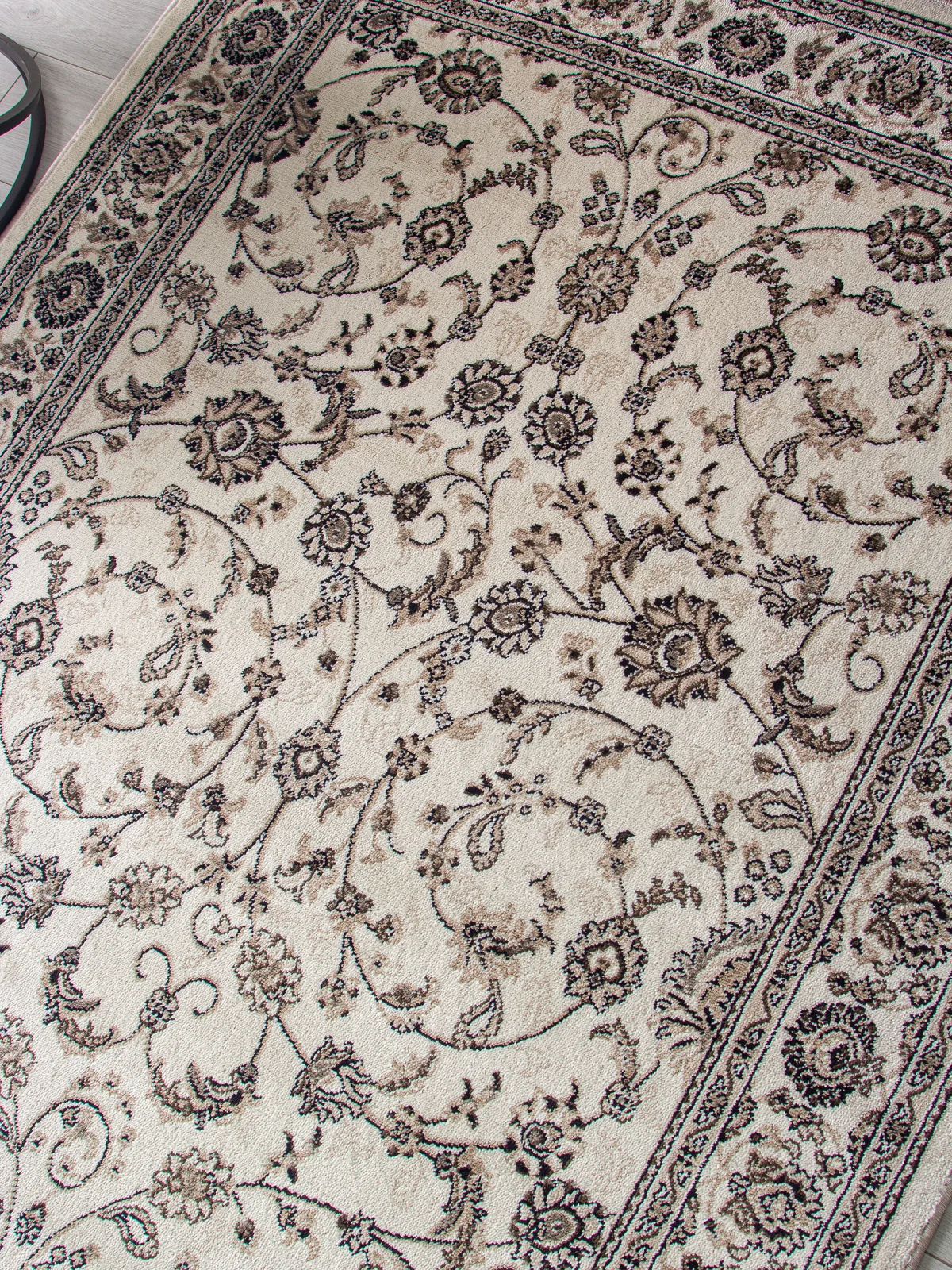 Классический ковер VALENCIA DELUXE d251 - CREAM-BROWN Heat-set Россия