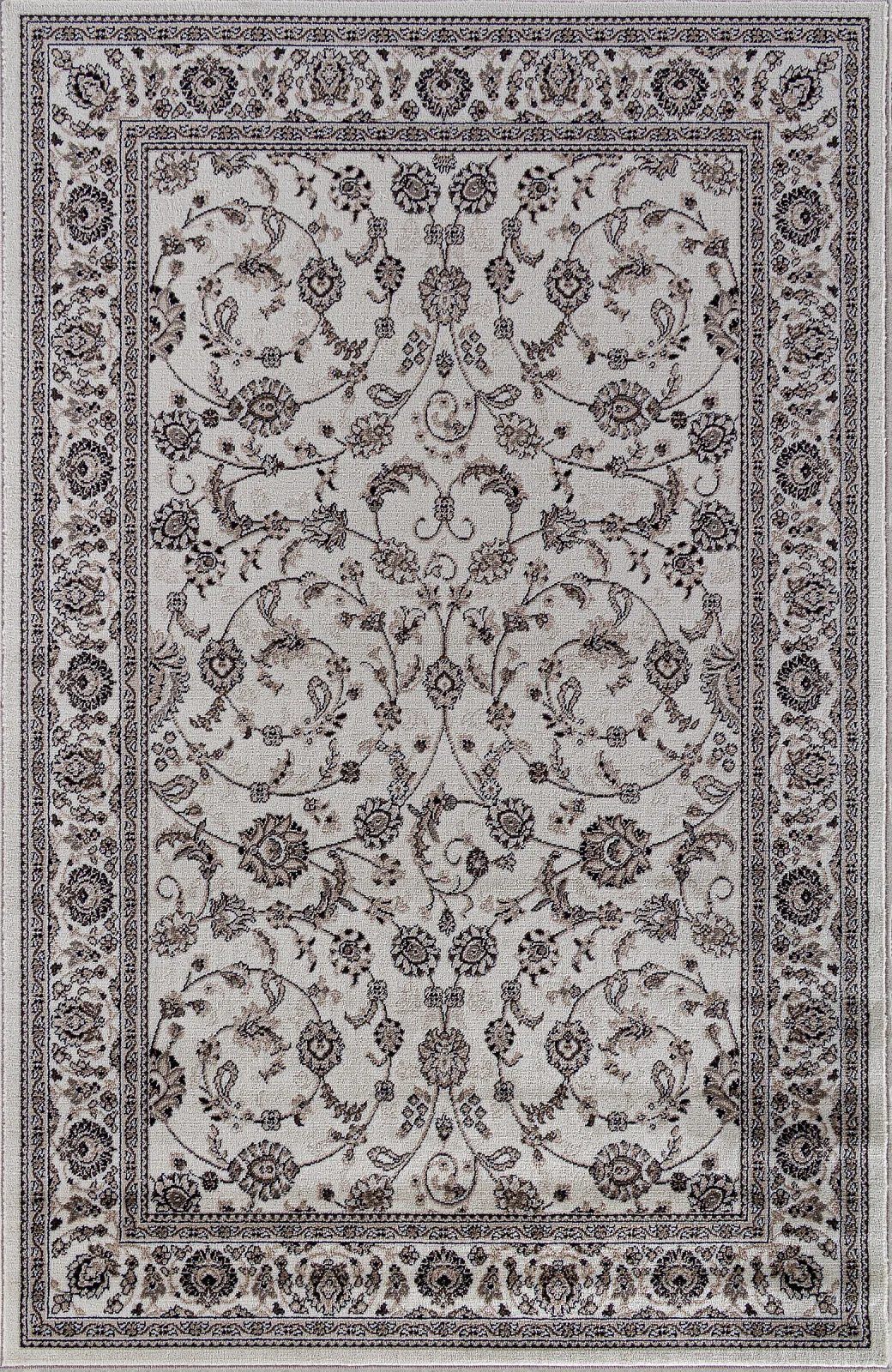 Классический ковер VALENCIA DELUXE d251 - CREAM-BROWN Heat-set Россия