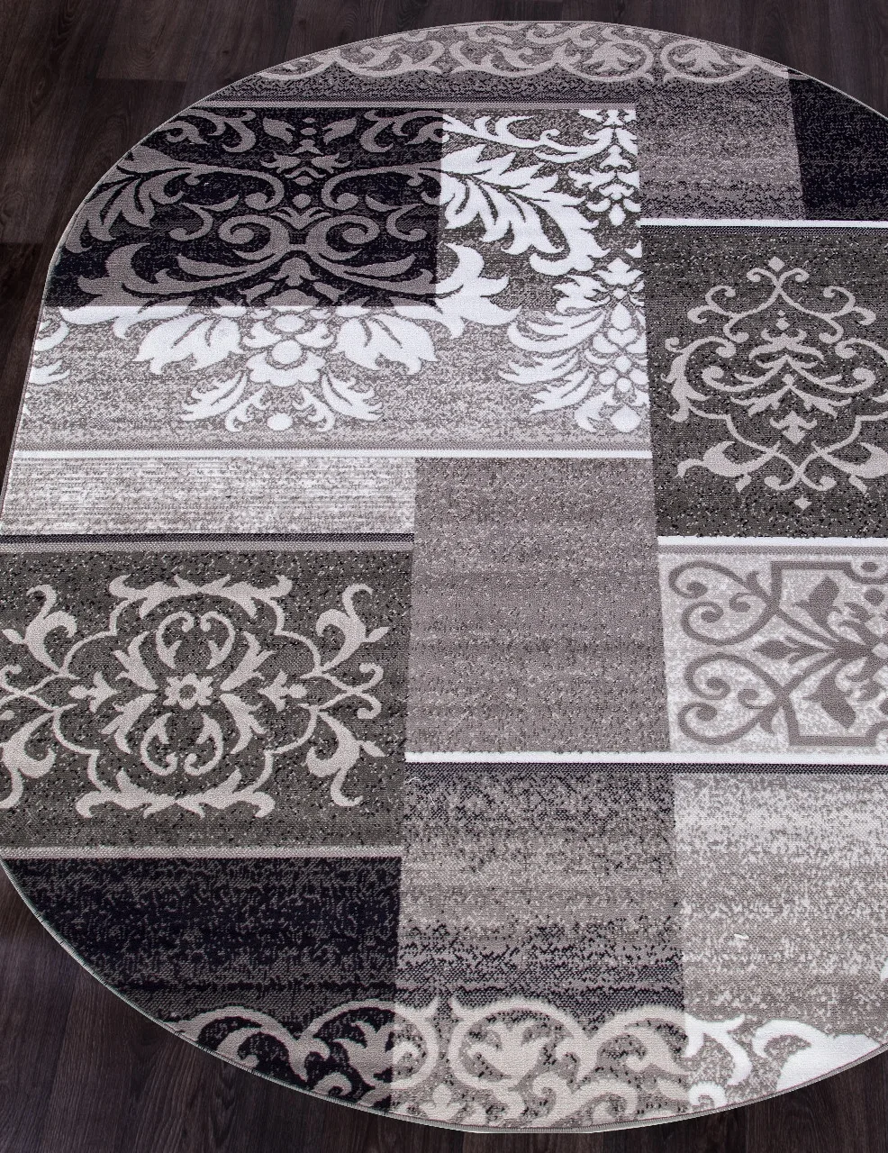 Современный ковер SILVER d216 - GRAY BCF Россия