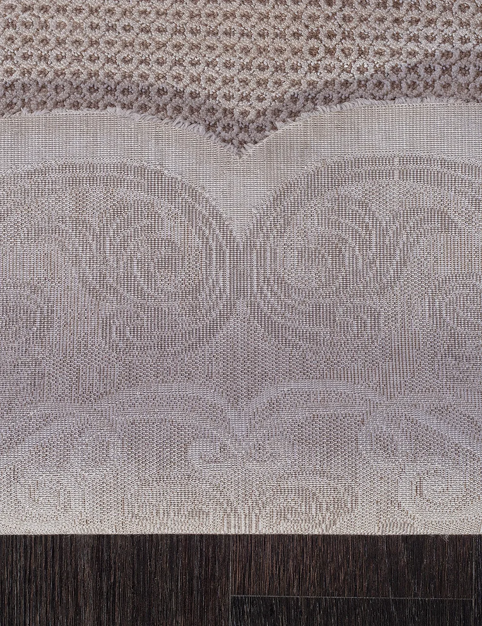 Классический ковер SAFIR 00857A - BROWN / BROWN Heat-set Турция