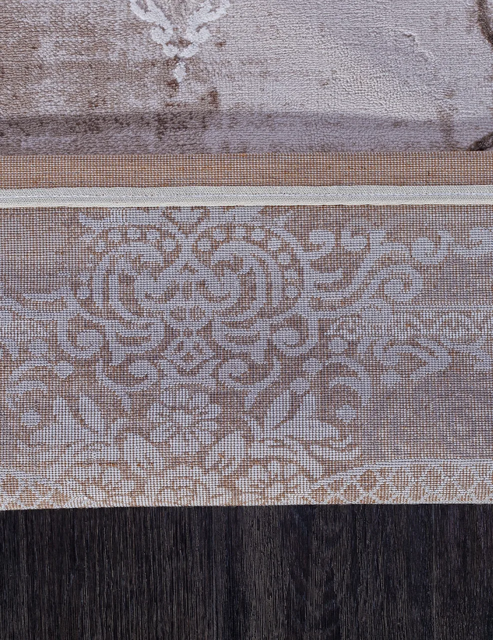 Классический ковер ARMINA 03707A - BROWN / BROWN Heat-set Турция