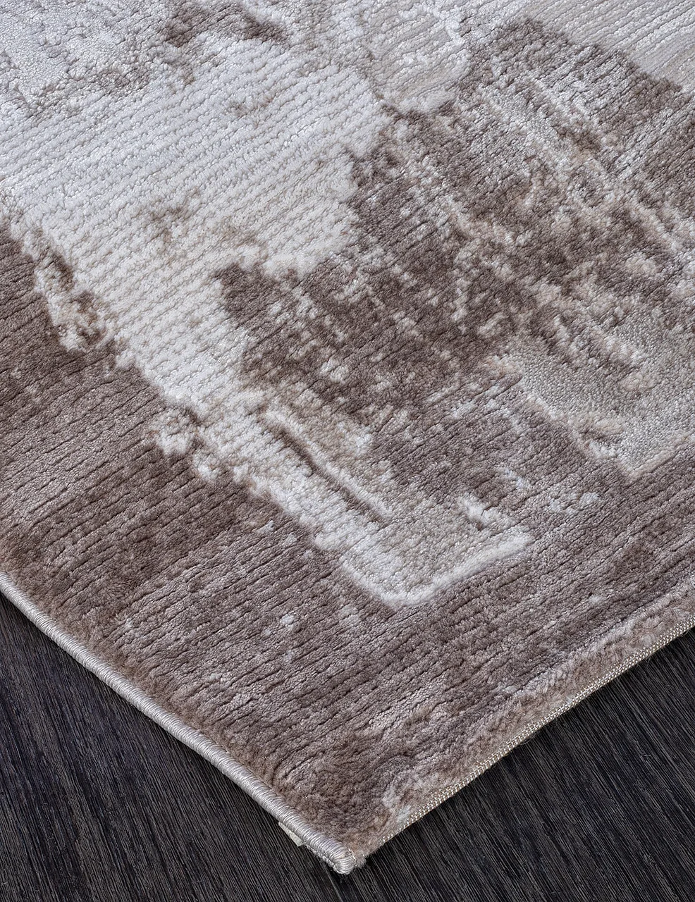Современный ковер ARMINA 03710A - BROWN / BROWN Heat-set Турция