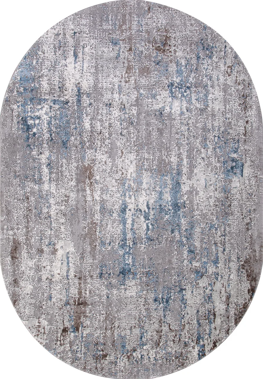 Винтажный ковер ARMINA 03856A - BLUE / BLUE Heat-set Турция