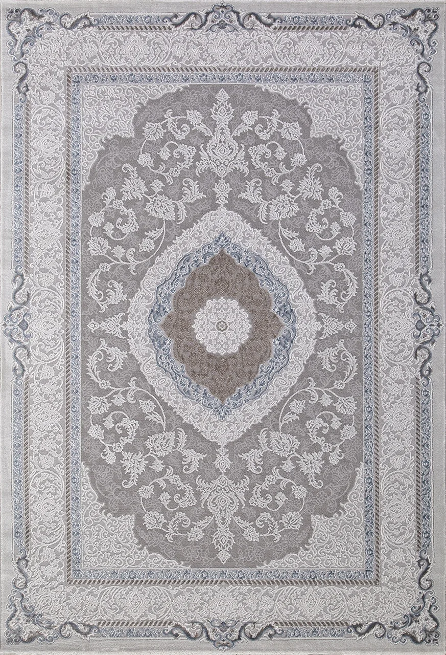 Классический ковер ARMINA 03874A - BLUE / BLUE Heat-set Турция