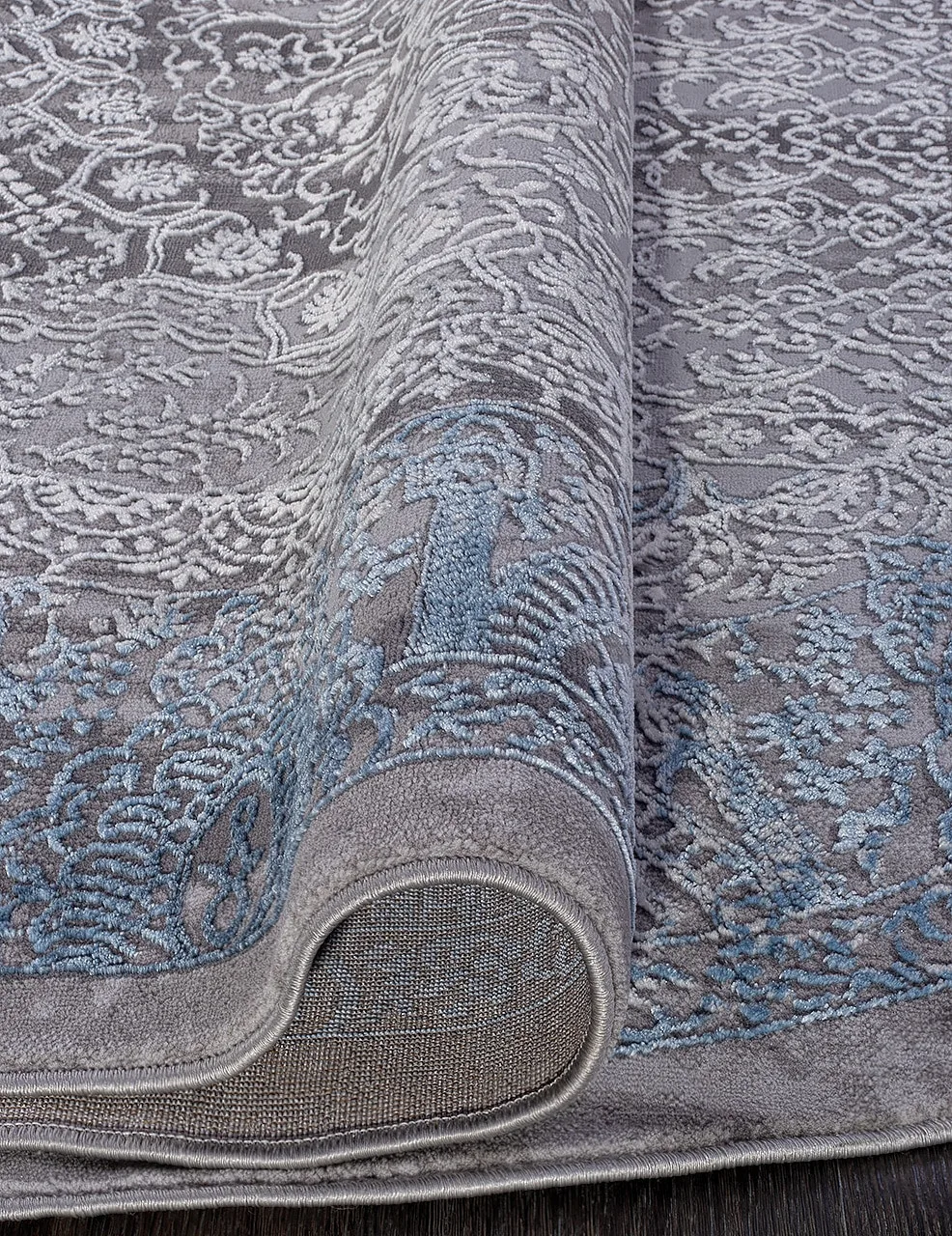 Восточный ковер ARMINA 03878A - BLUE / BLUE Heat-set Турция