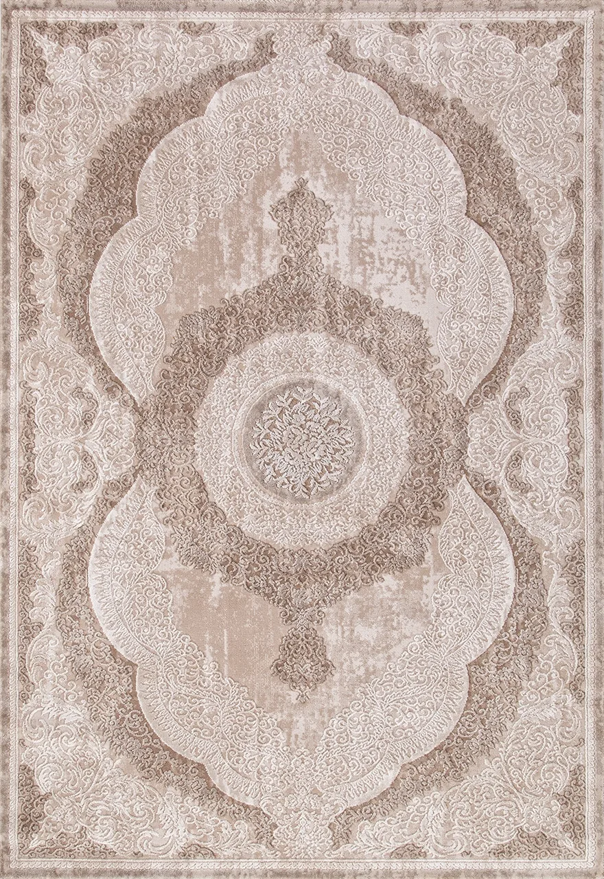 Классический ковер ARMINA 03880B - BROWN / BROWN Heat-set Турция