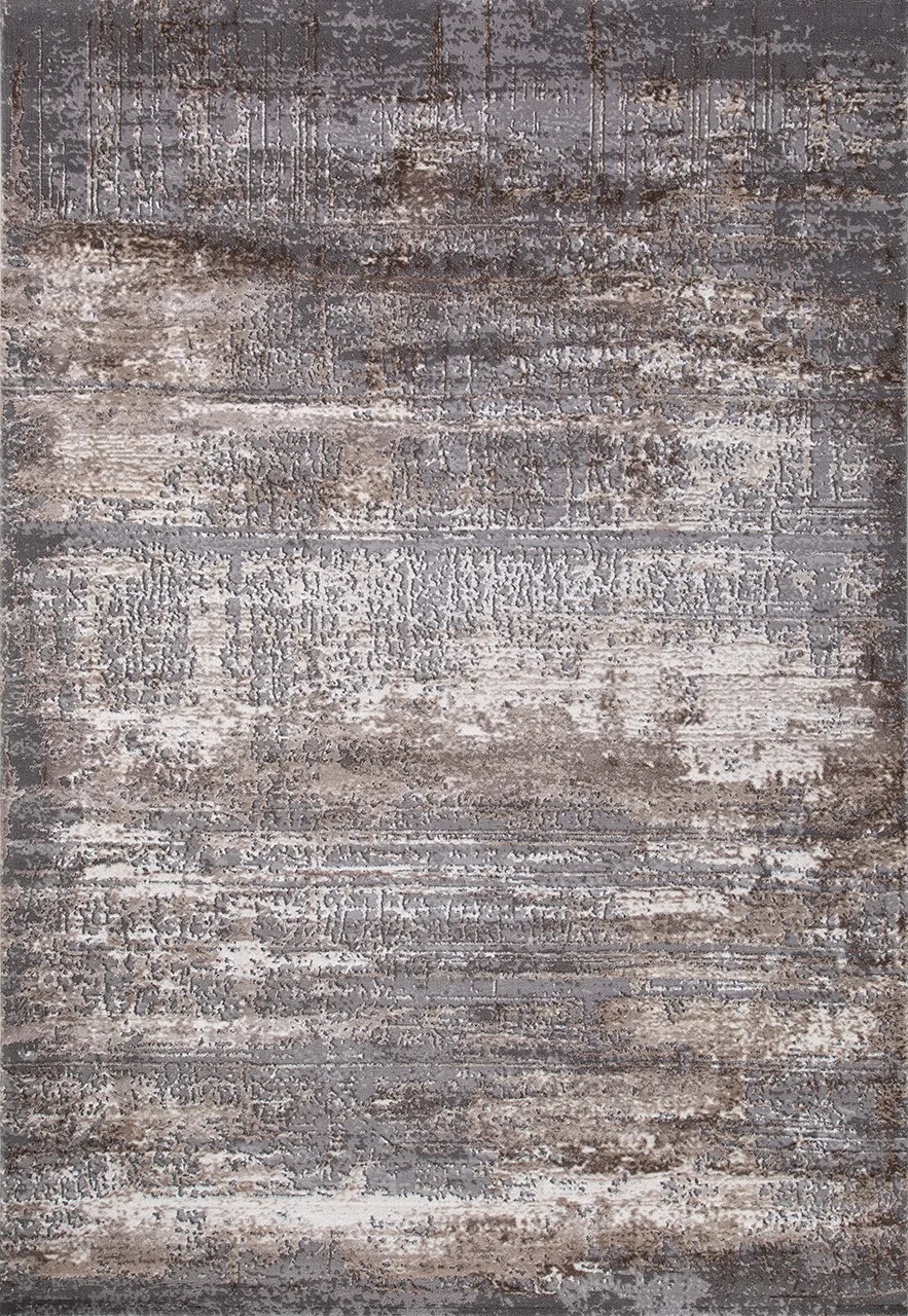Винтажный ковер ARMINA 04050C - GREY / BROWN Heat-set Турция