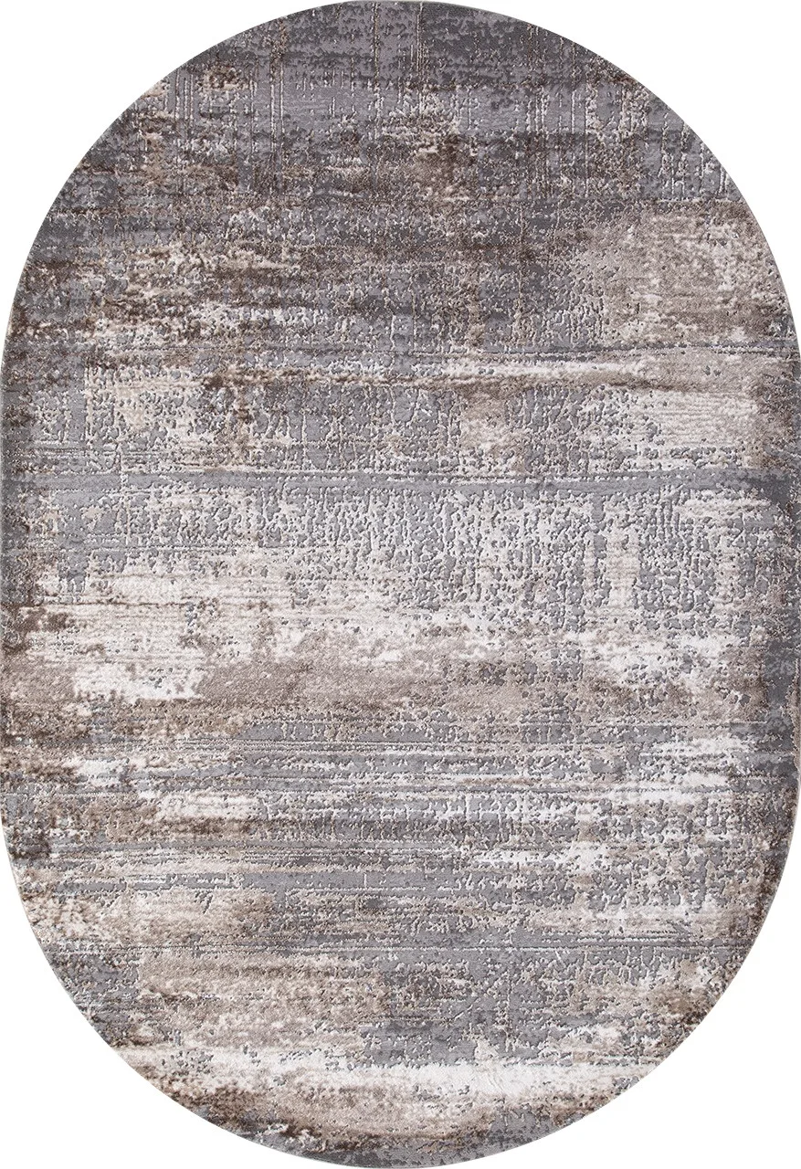 Винтажный ковер ARMINA 04050C - GREY / BROWN Heat-set Турция
