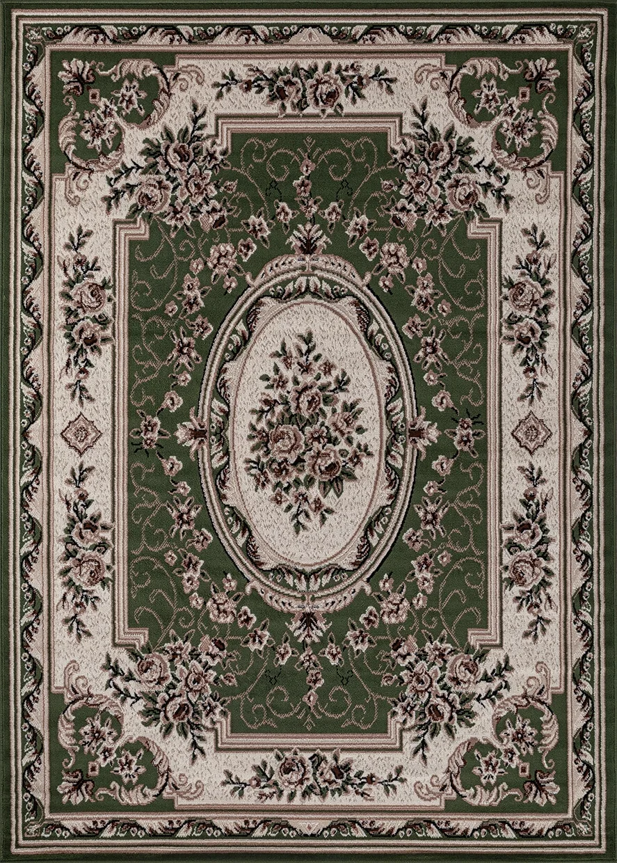 Классический ковер GAVANA 5444 - GREEN BCF Россия