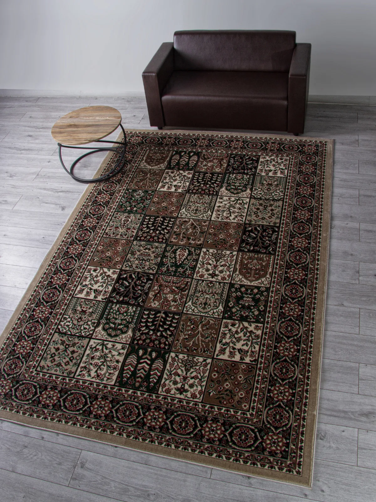 Восточный ковер COLIZEY D391 - BEIGE Heat-set Россия