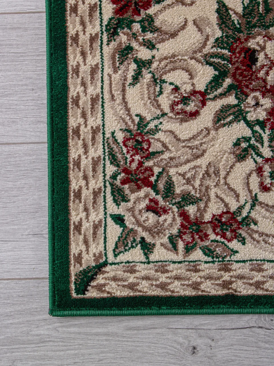 Классический ковер COLIZEY D057 - GREEN Heat-set Россия