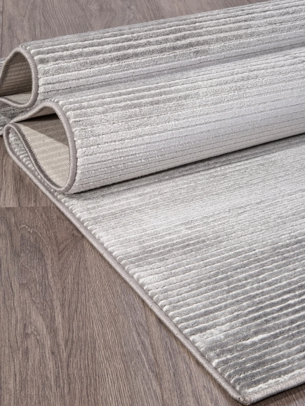 Минимализм ковер ATLANTIS D950 - GRAY-CREAM Heat-set Россия