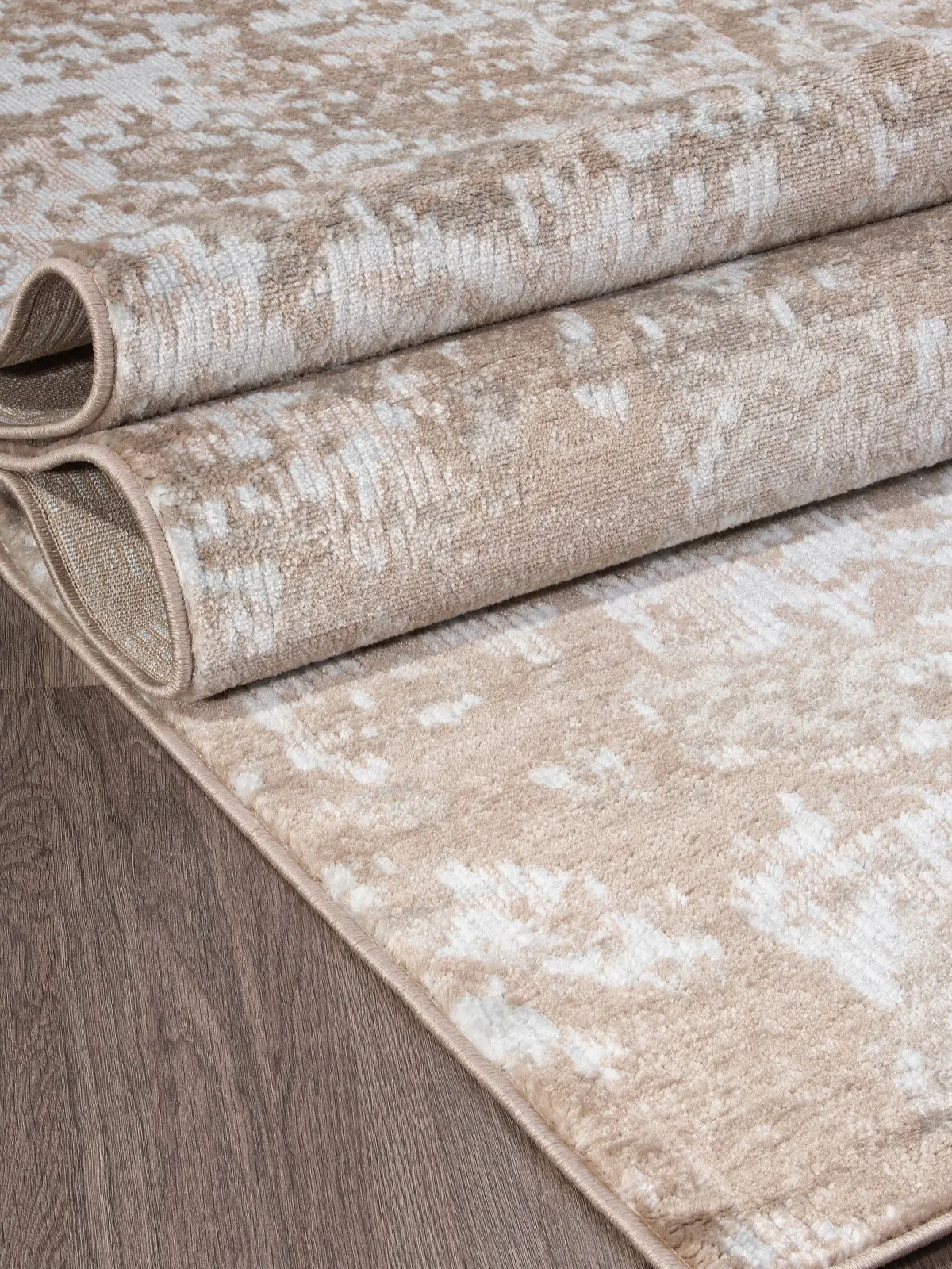 Современный ковер MIRANDA D941 - DARK BEIGE Heat-set Россия