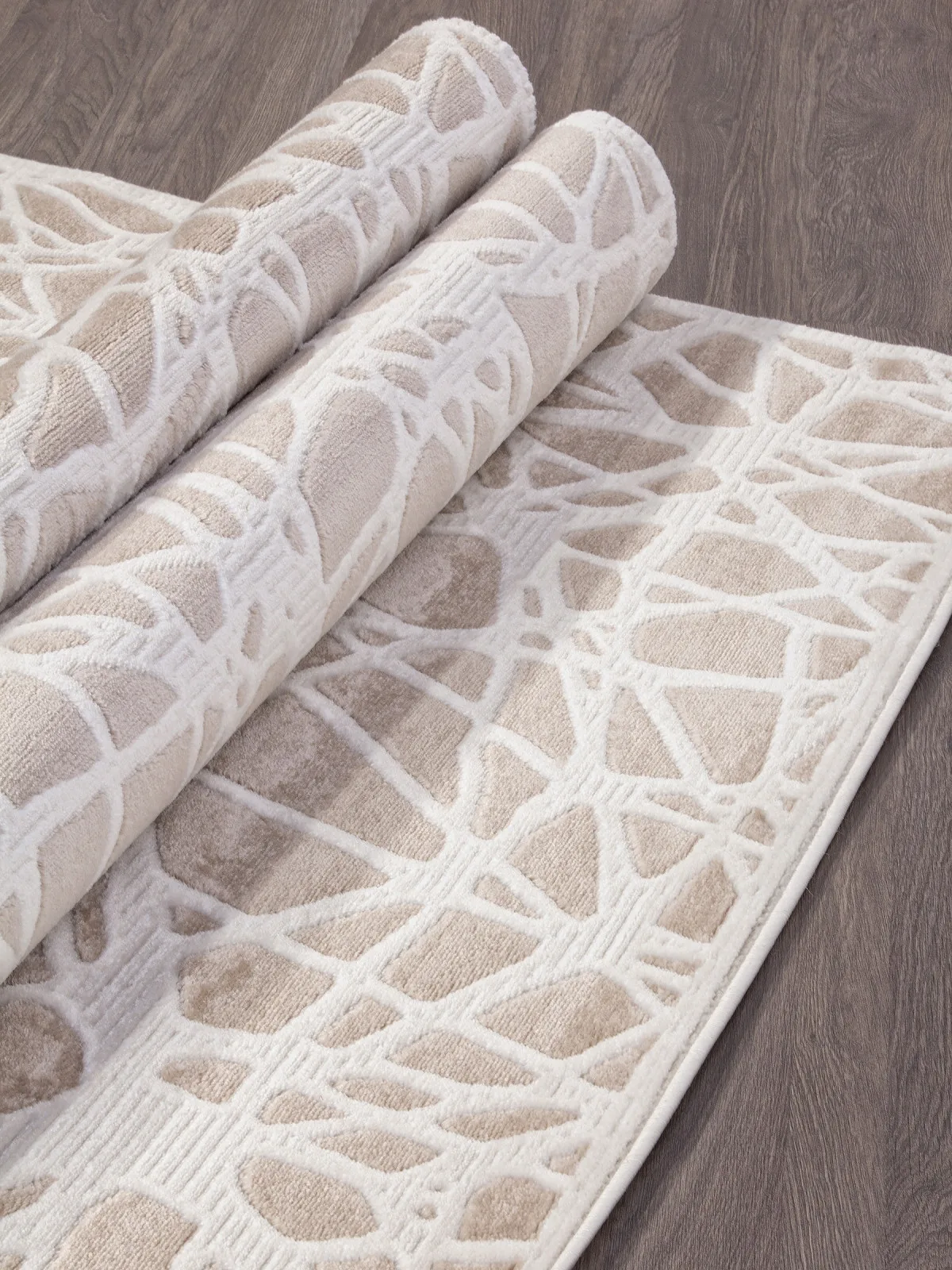 Современный ковер MIRANDA D967 - BEIGE Heat-set Россия