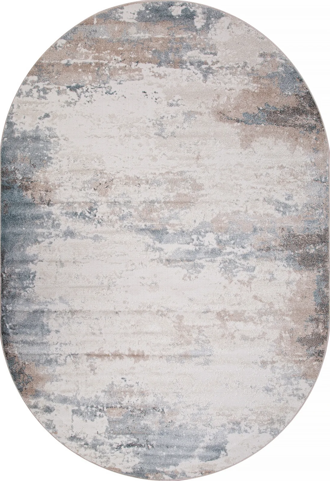 Современный ковер NATUREL D994 - BEIGE-BLUE фризе Россия