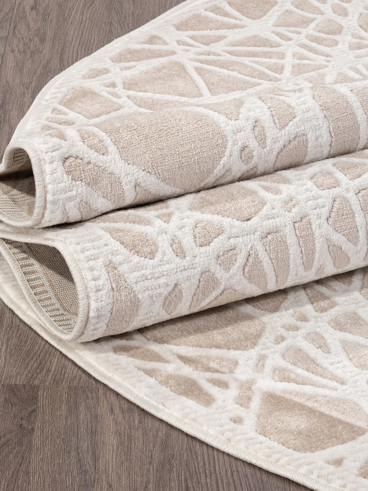 Современный ковер MIRANDA D967 - BEIGE Heat-set Россия
