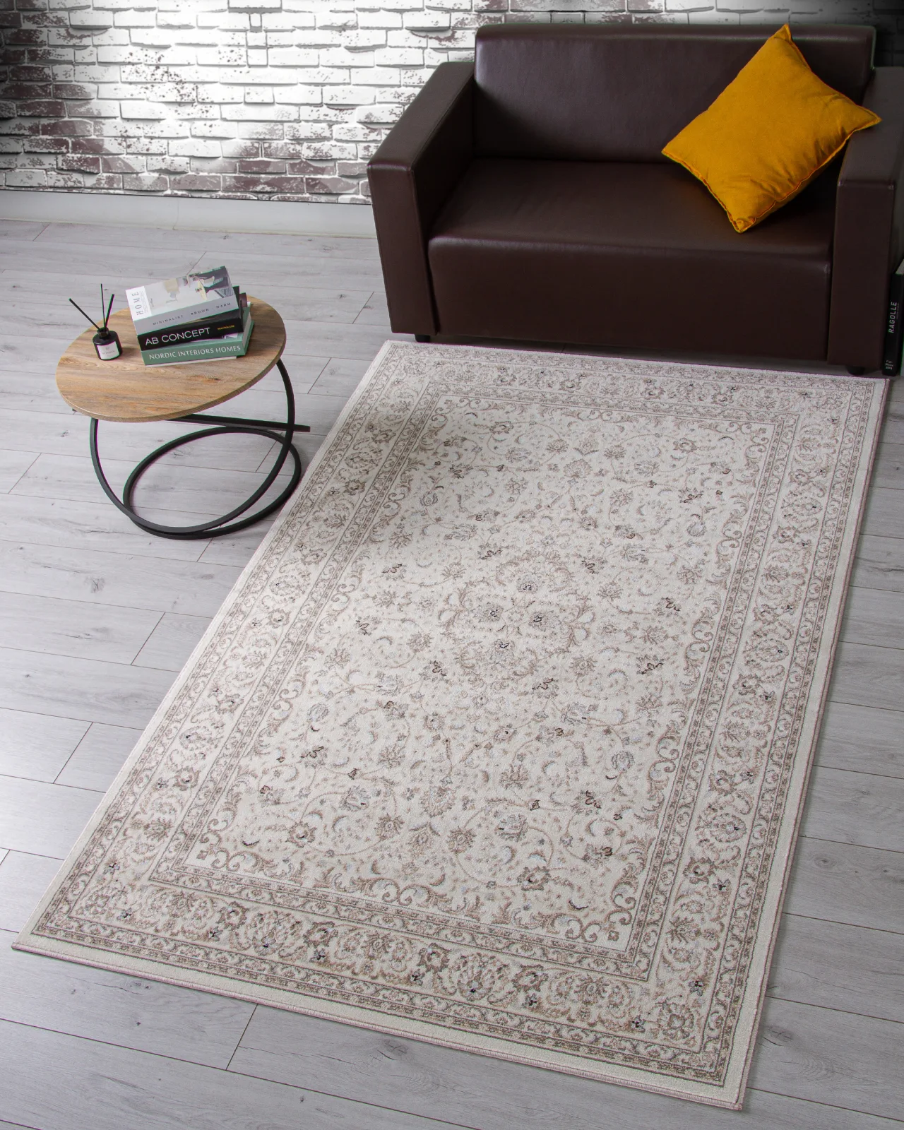 Классический ковер VALENCIA DELUXE F014 - CREAM Heat-set Россия