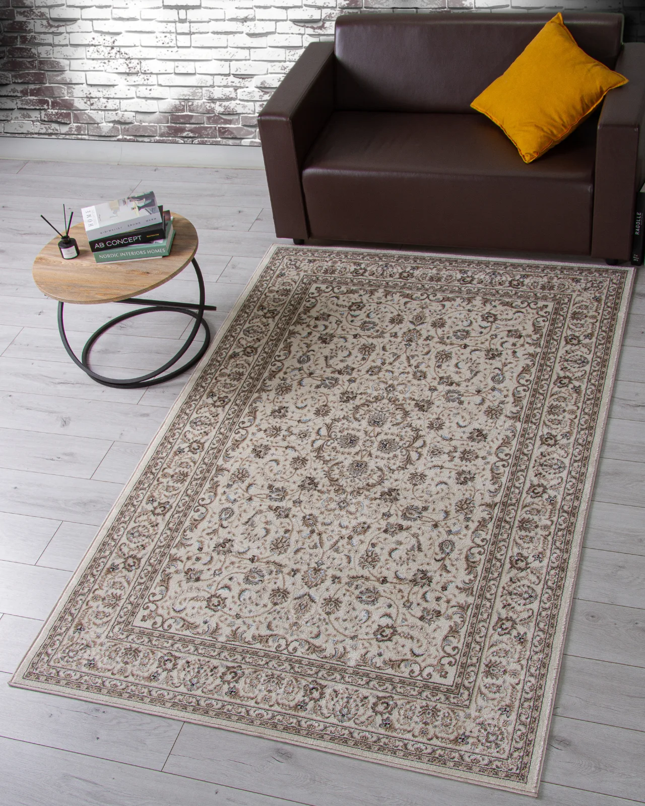 Классический ковер VALENCIA DELUXE F014 - CREAM Heat-set Россия
