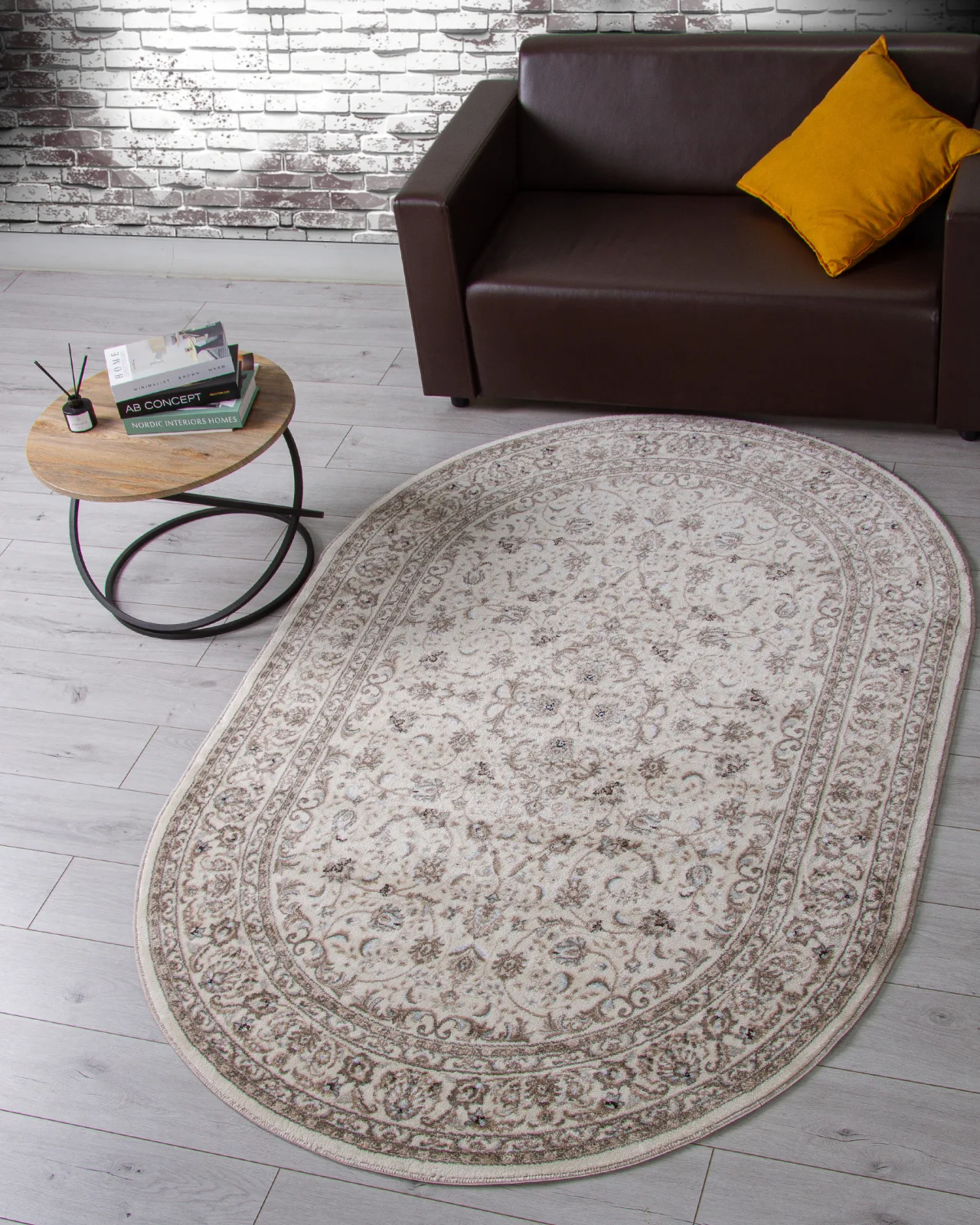 Классический ковер VALENCIA DELUXE F014 - CREAM Heat-set Россия