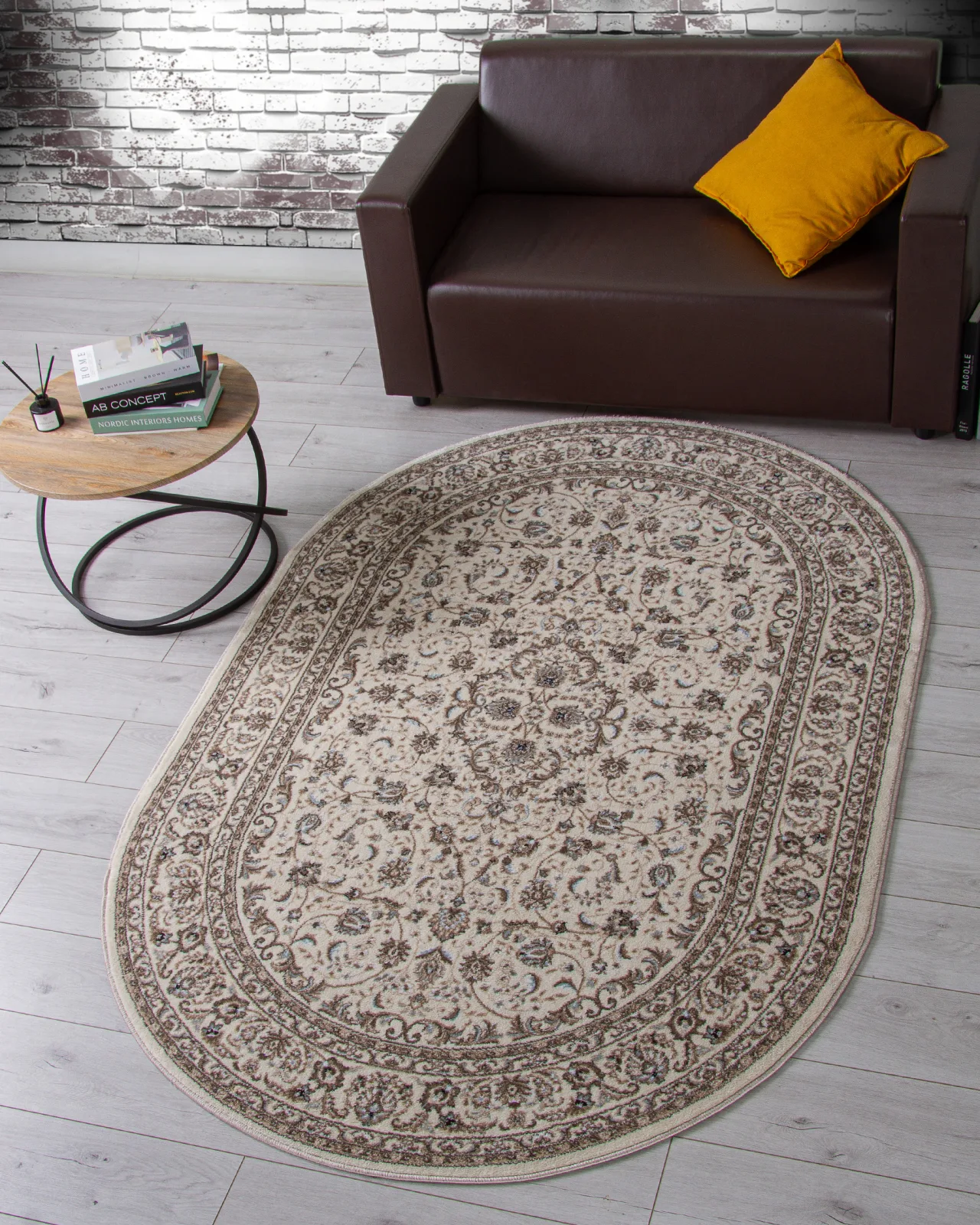 Классический ковер VALENCIA DELUXE F014 - CREAM Heat-set Россия