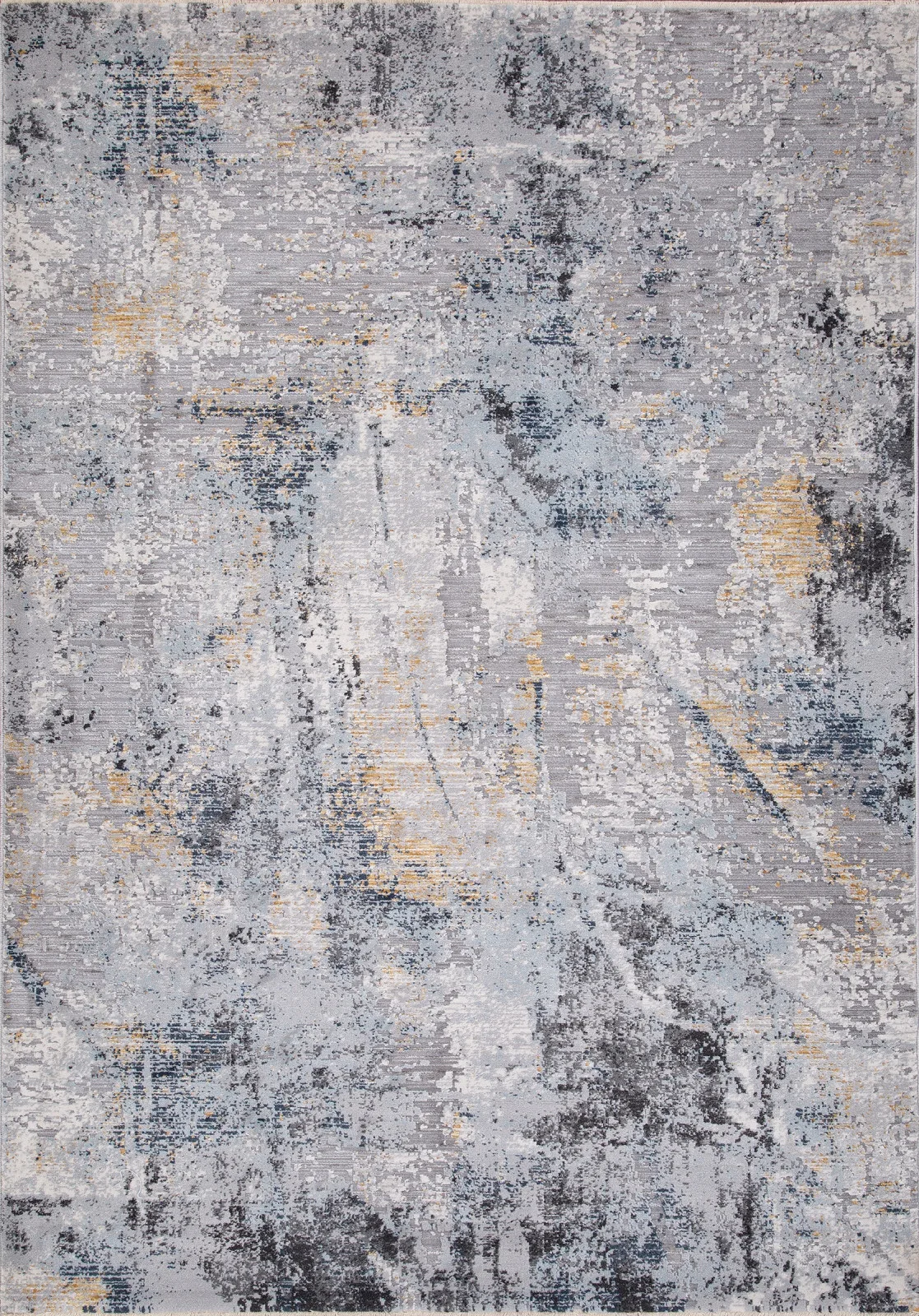 Современный ковер PETRA L0775B - LIGHT GRAY Heat-set Турция
