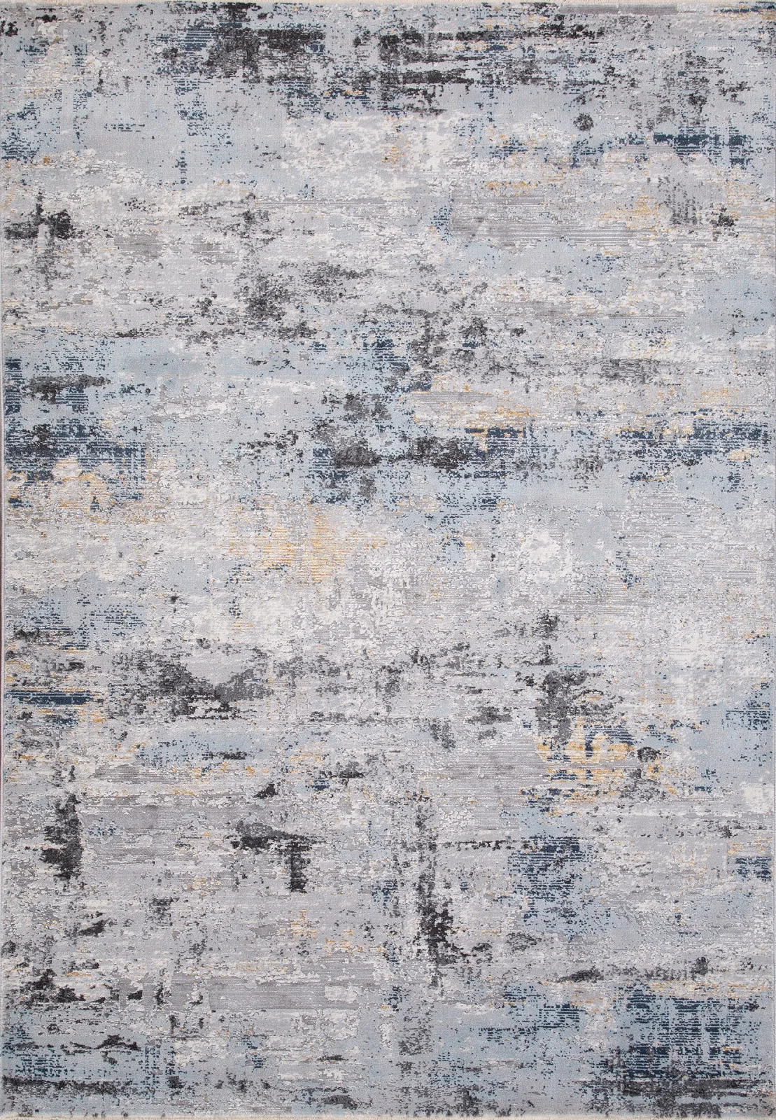 Современный ковер PETRA L0773B - LIGHT GRAY Heat-set Турция