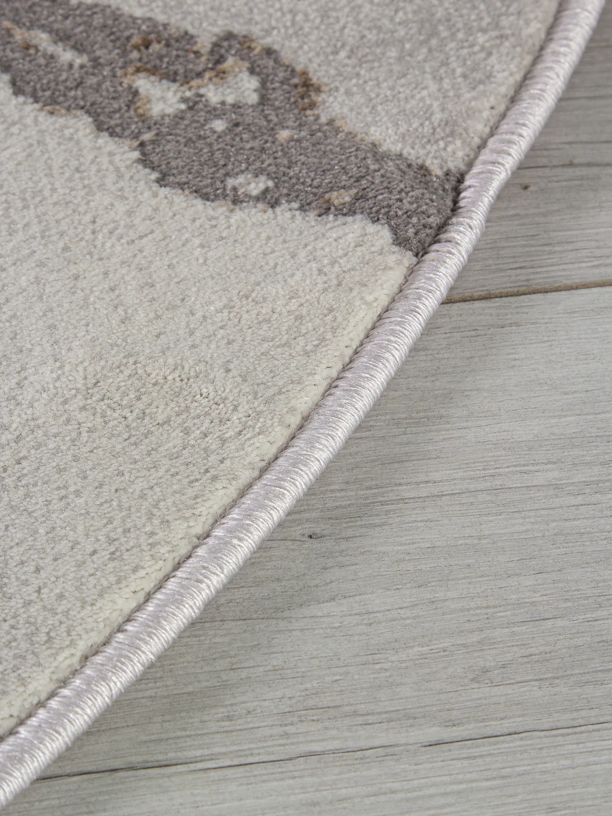 Современный ковер GRAFF 3270 - GRAY-BEIGE Heat-set Россия