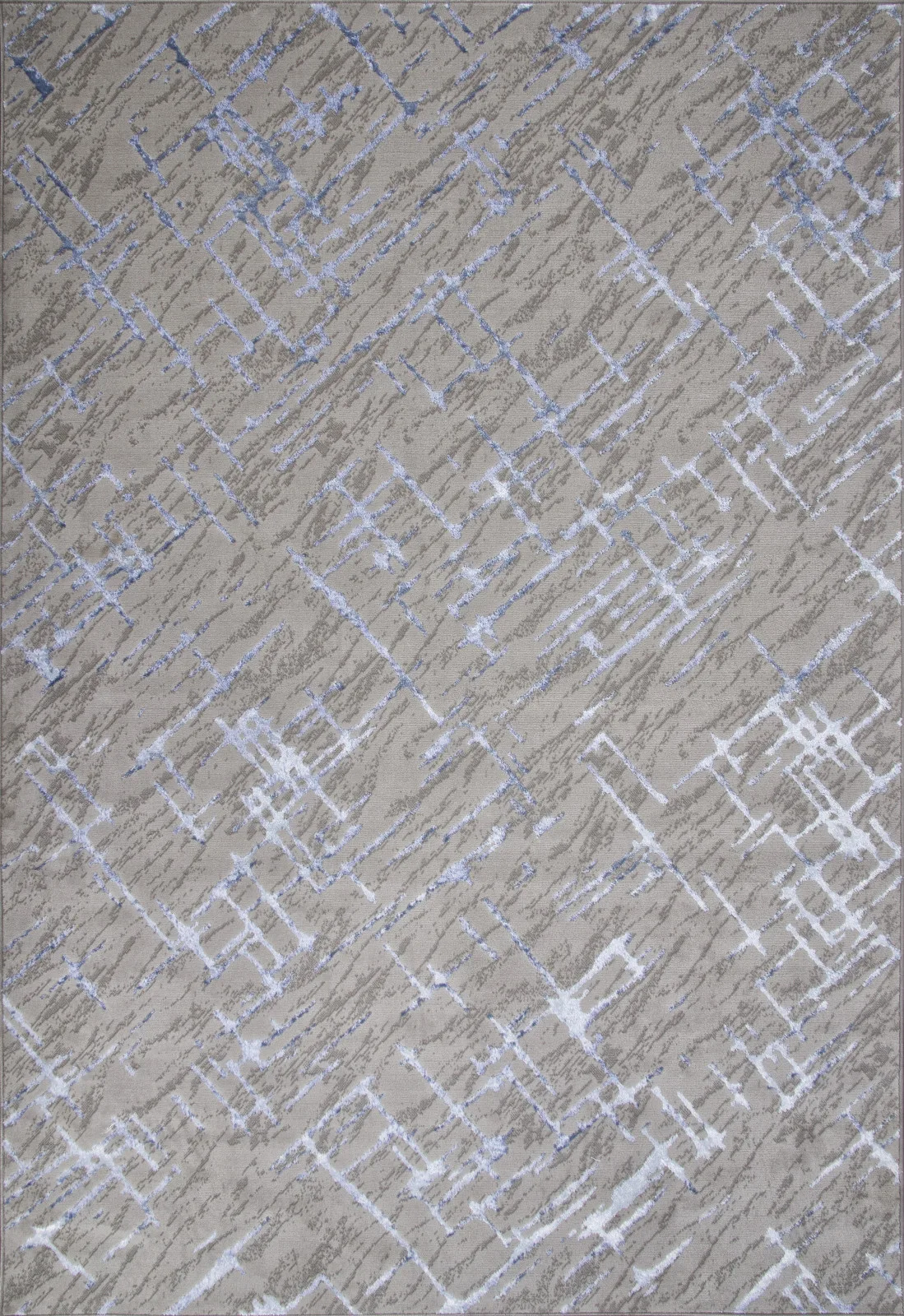Современный ковер LIMAN F164 - GRAY-BLUE полиэстер Россия