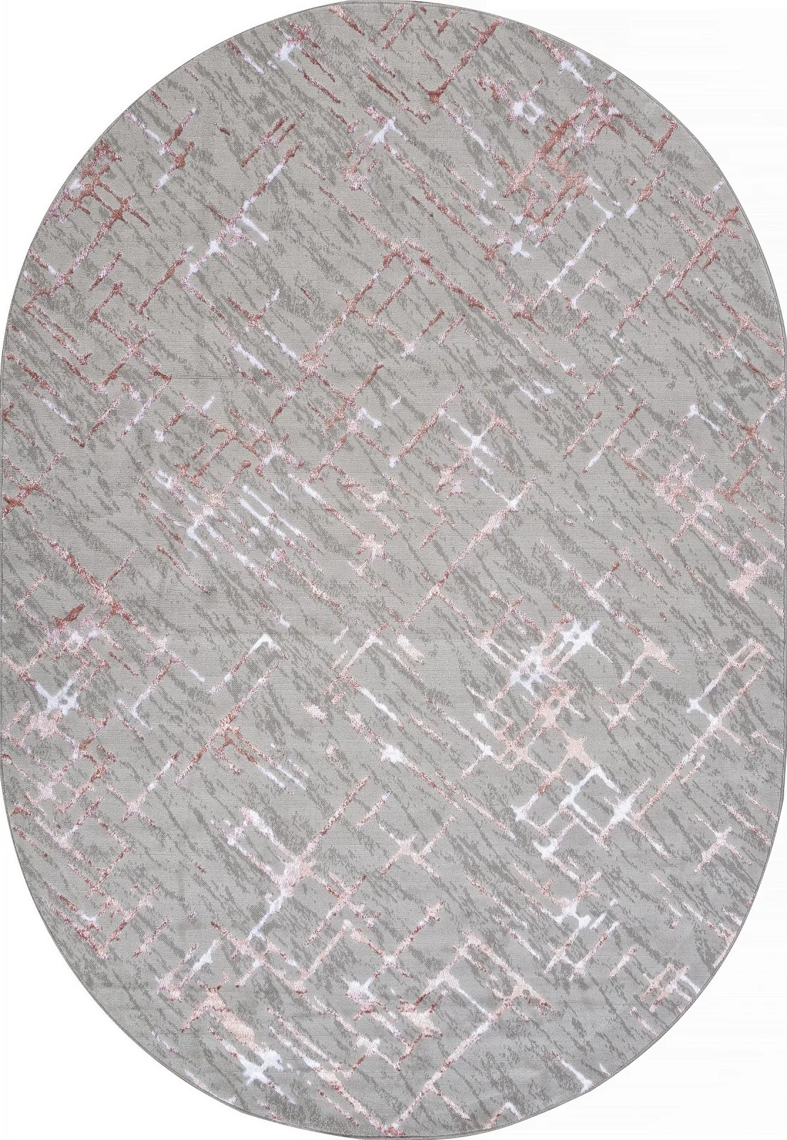 Современный ковер LIMAN F164 - GRAY-PINK полиэстер Россия