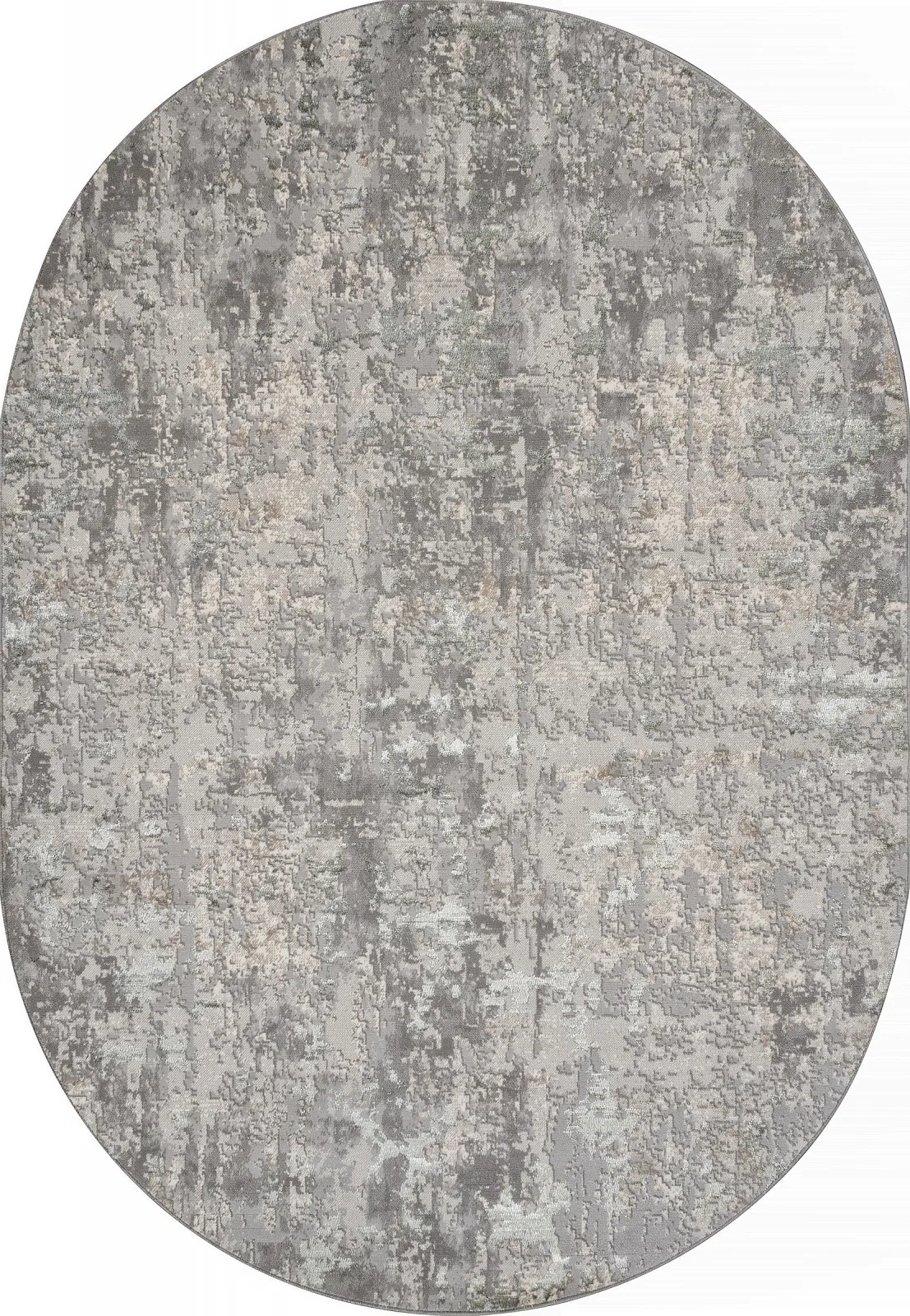 Современный ковер LIMAN F165 - CREAM-BLUE полиэстер Россия
