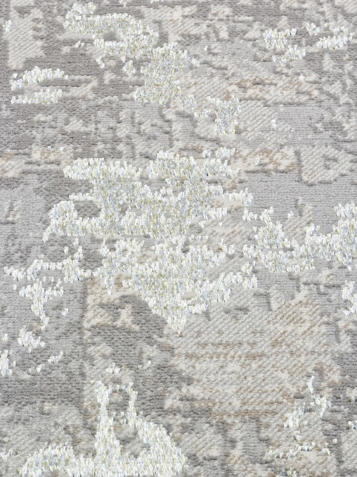 Современный ковер LIMAN F165 - CREAM-BLUE полиэстер Россия