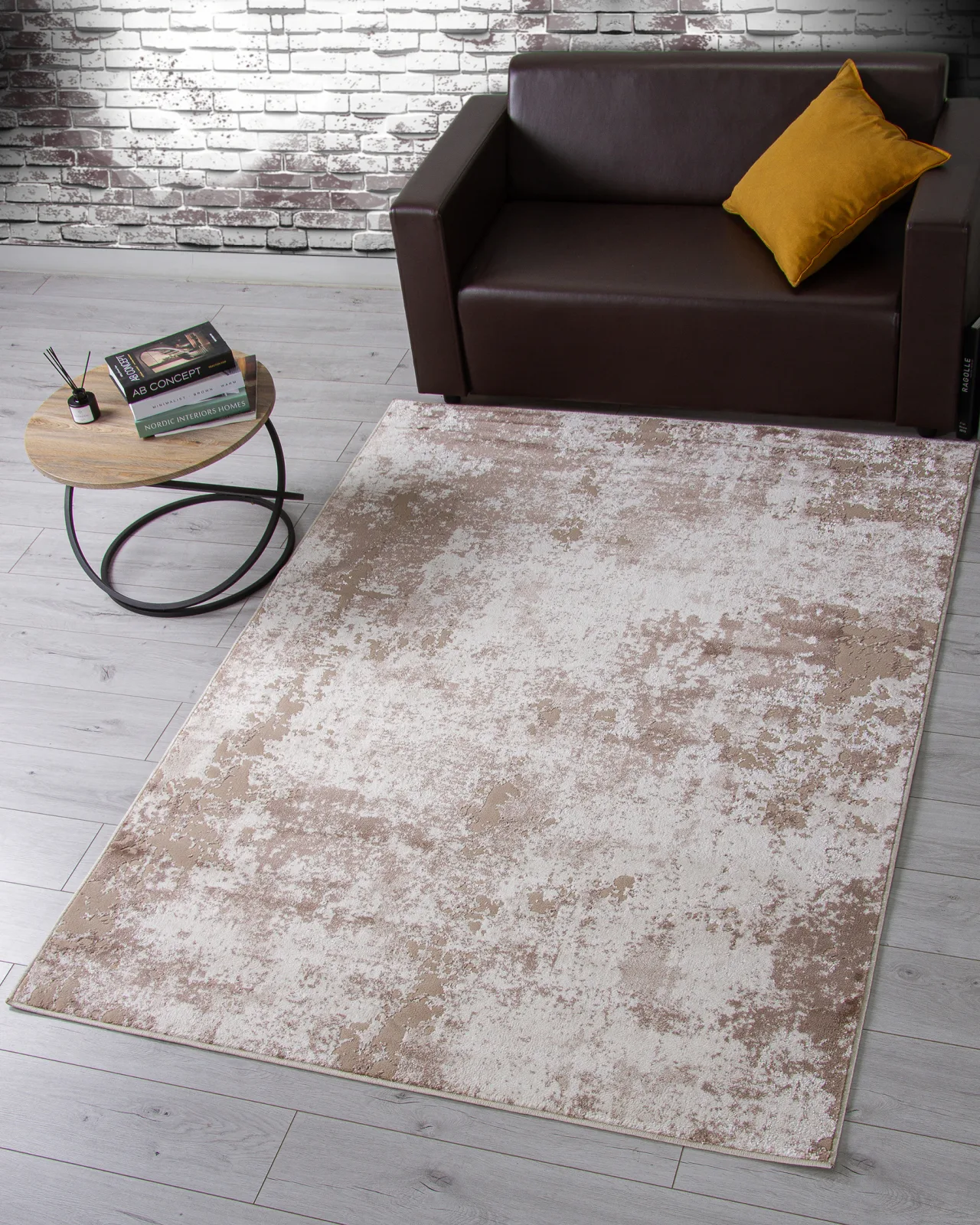 Современный ковер ALABAMA F172 - BEIGE Heat-set Россия