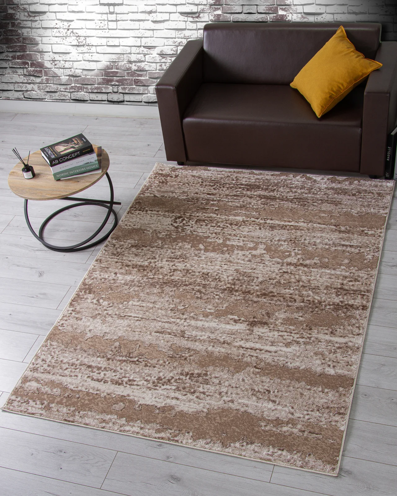 Современный ковер ALABAMA F173 - BEIGE Heat-set Россия