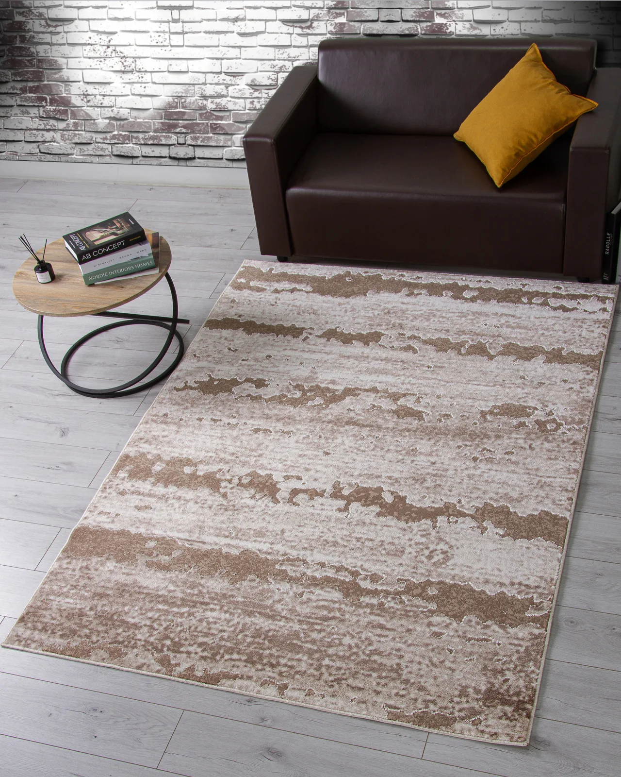 Современный ковер ALABAMA F173 - BEIGE Heat-set Россия