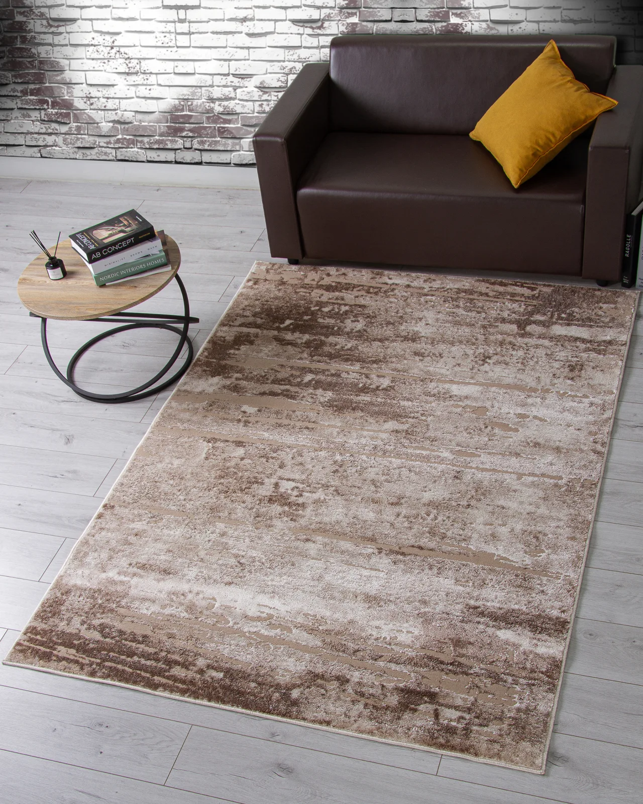 Современный ковер ALABAMA F176 - BEIGE Heat-set Россия