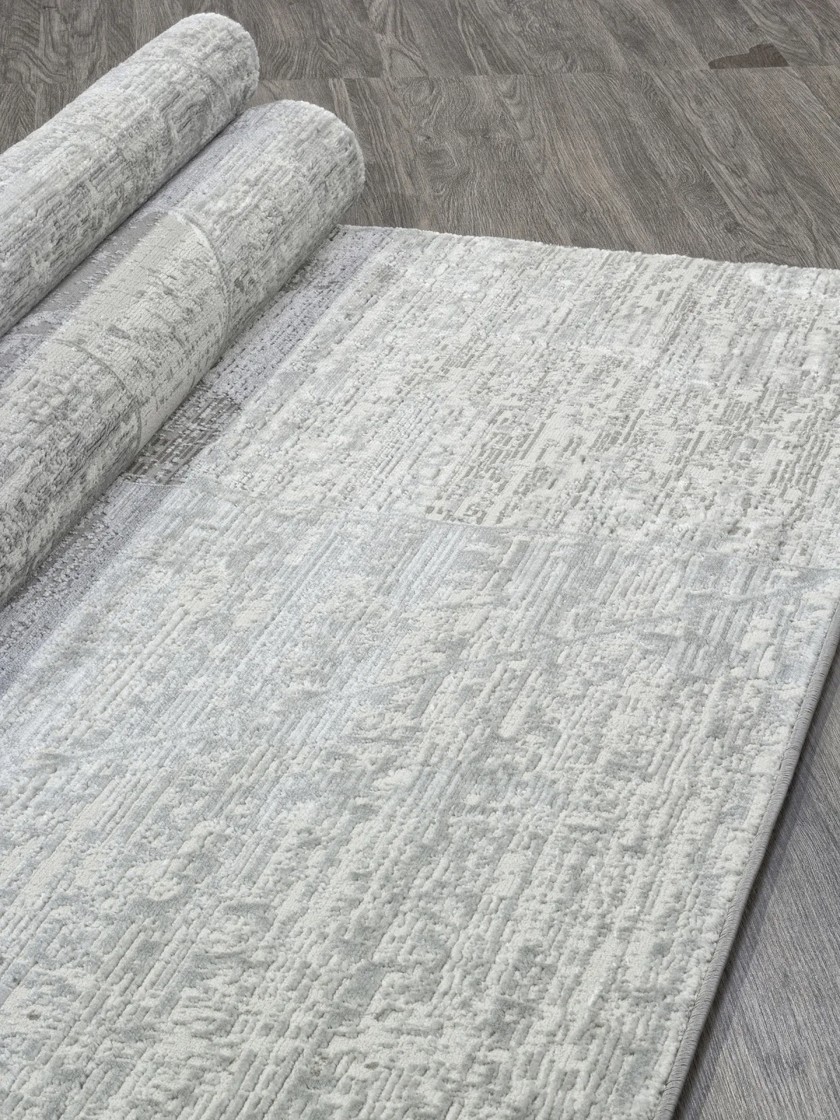 Современный ковер SIRIUS F196 - CREAM-GRAY Heat-set Россия