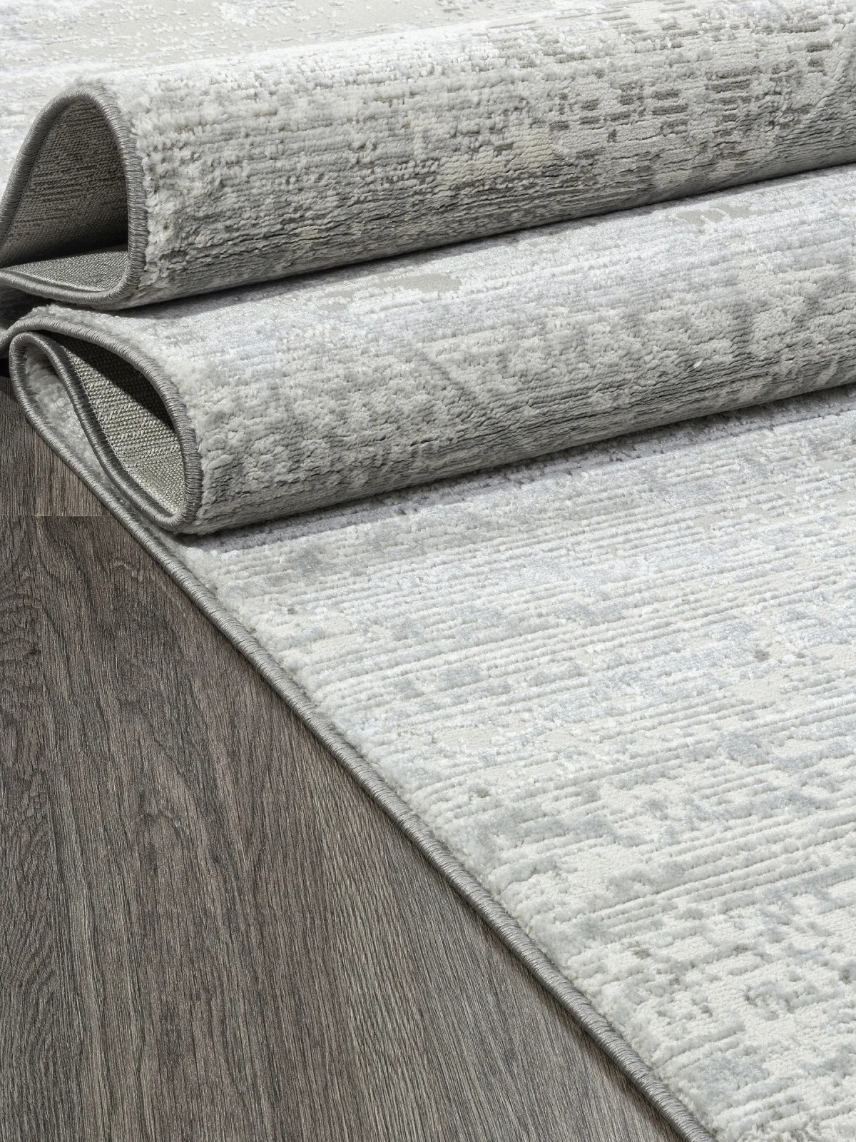 Современный ковер SIRIUS F196 - CREAM-GRAY Heat-set Россия