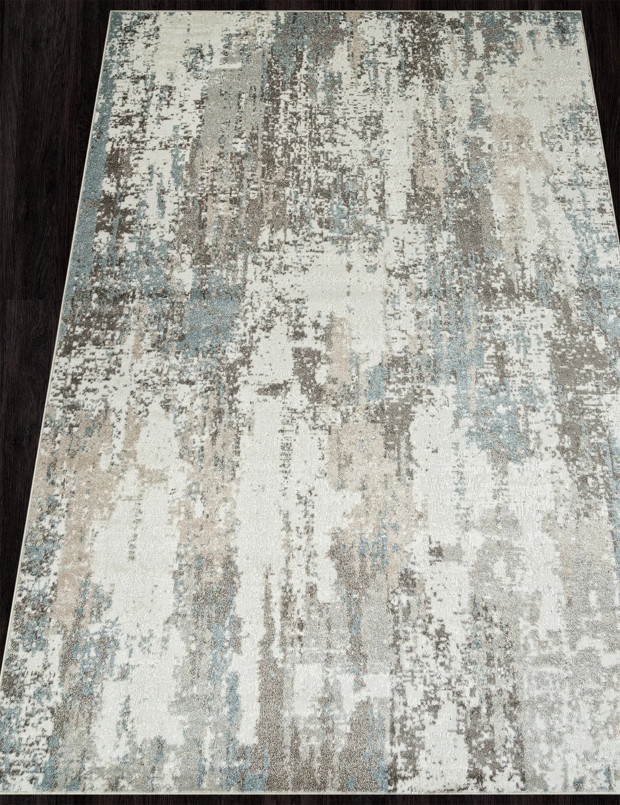 Современный ковер NATUREL F229 - BEIGE-BLUE фризе Россия