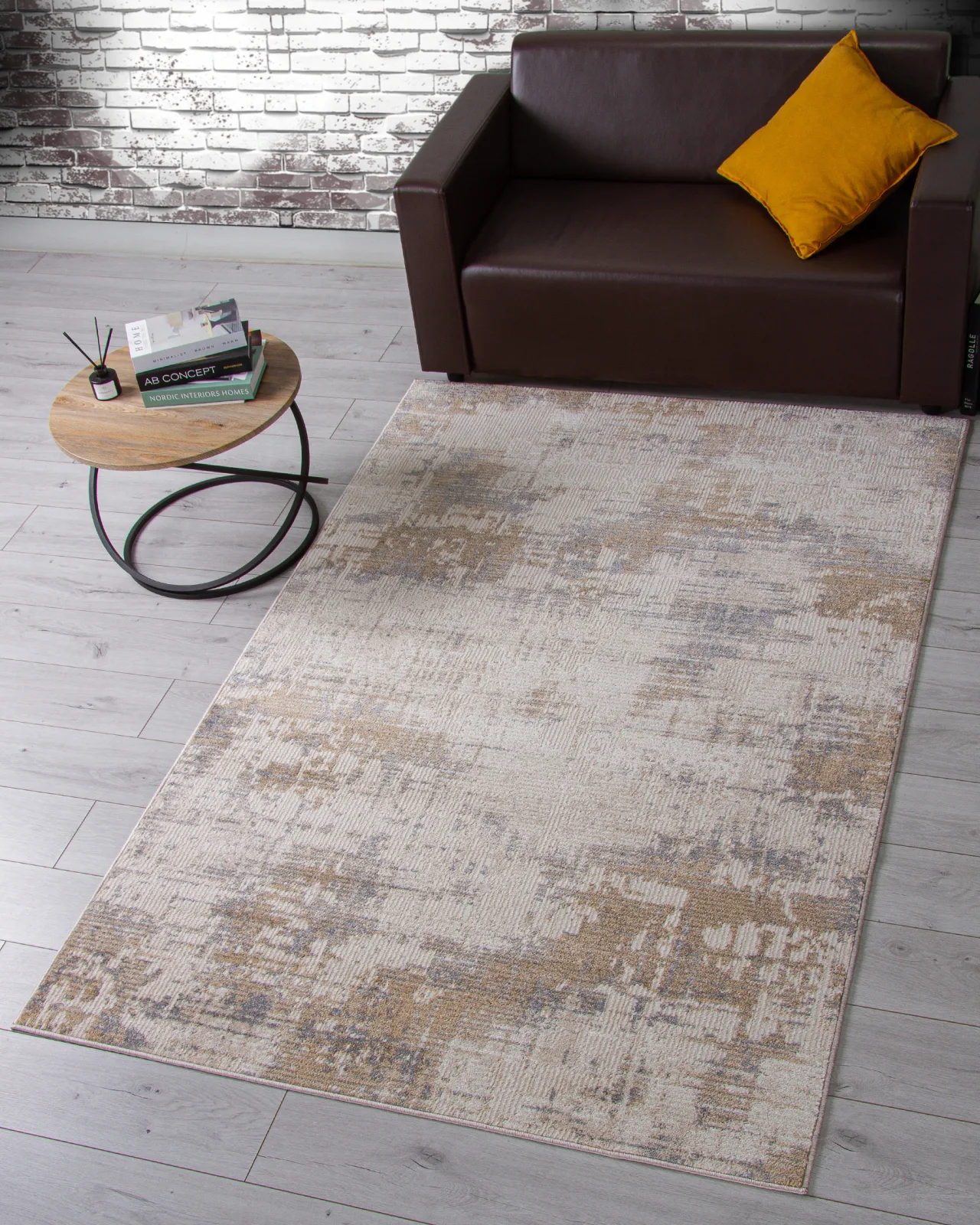 Современный ковер NATUREL F230 - BEIGE из фризе Россия