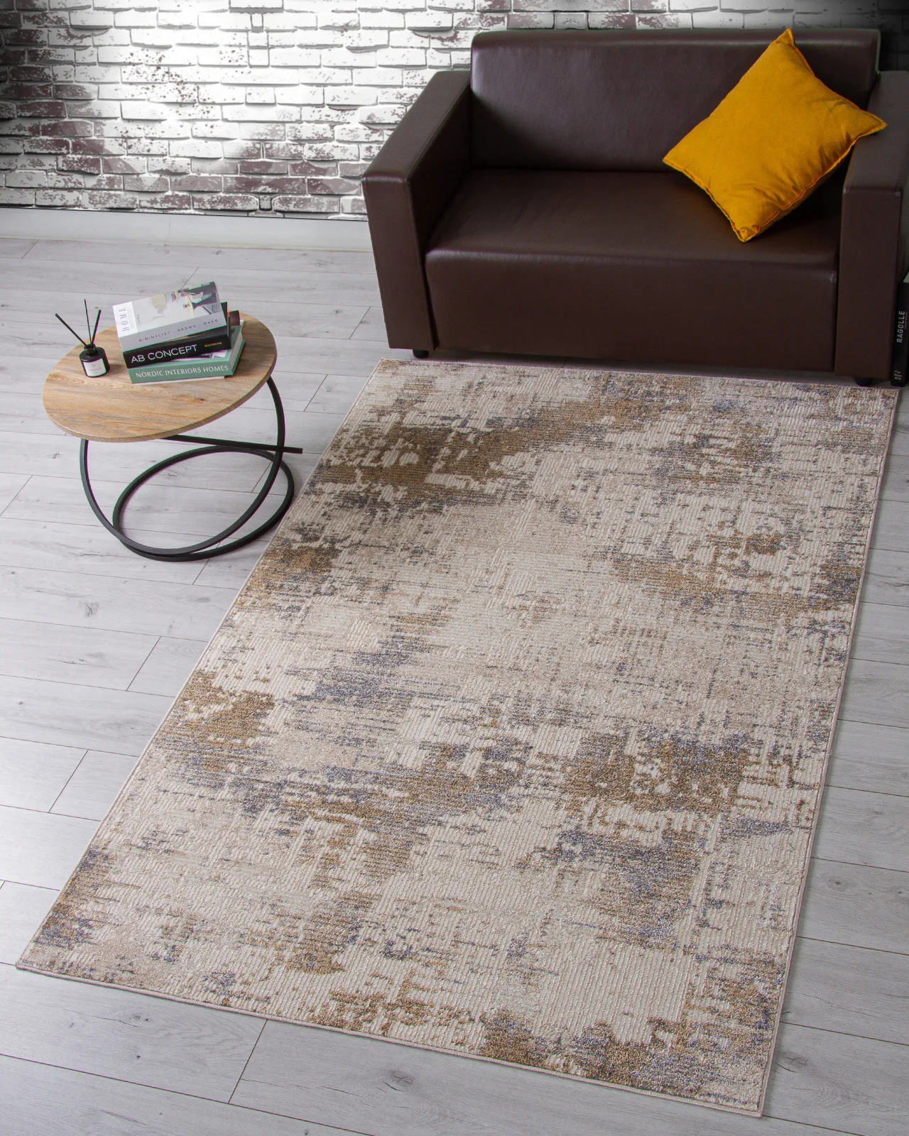 Современный ковер NATUREL F230 - BEIGE из фризе Россия
