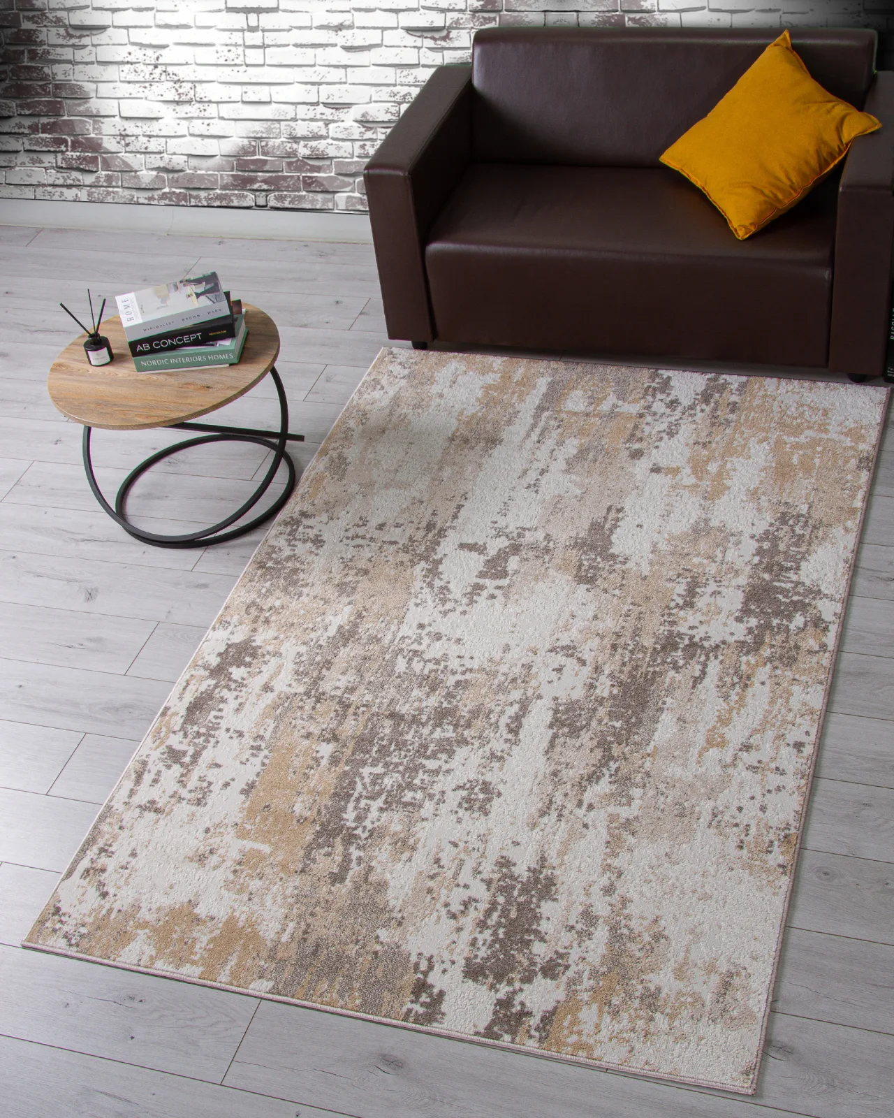 Современный ковер NATUREL F229 - BEIGE фризе Россия