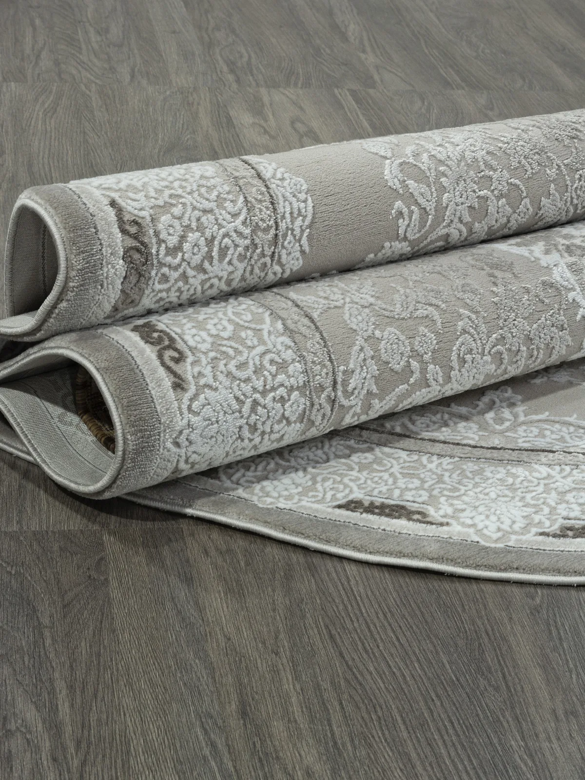 Классический ковер NENSI GL038A - BROWN / BROWN Heat-set Турция