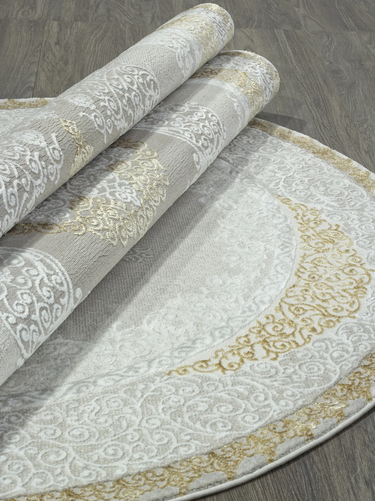 Классический ковер NENSI GL074E - BROWN / BROWN Heat-set Турция