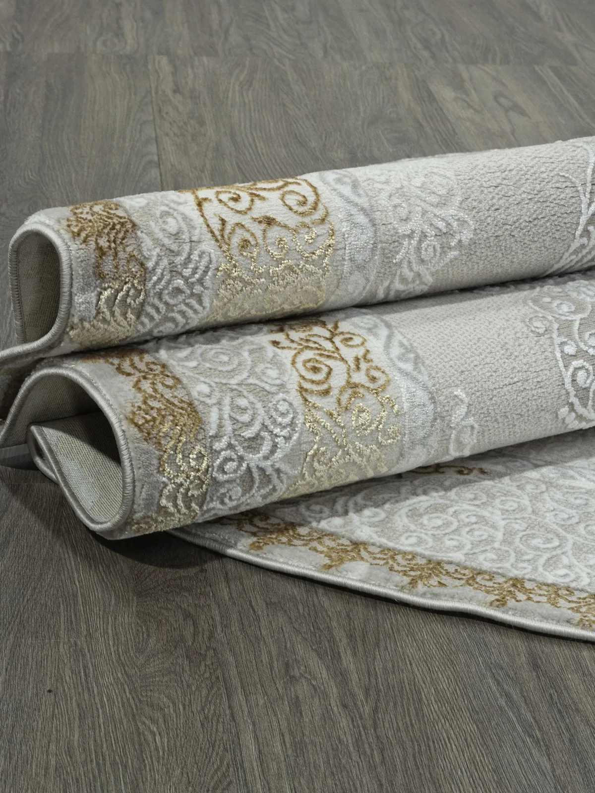 Классический ковер NENSI GL074E - BROWN / BROWN Heat-set Турция