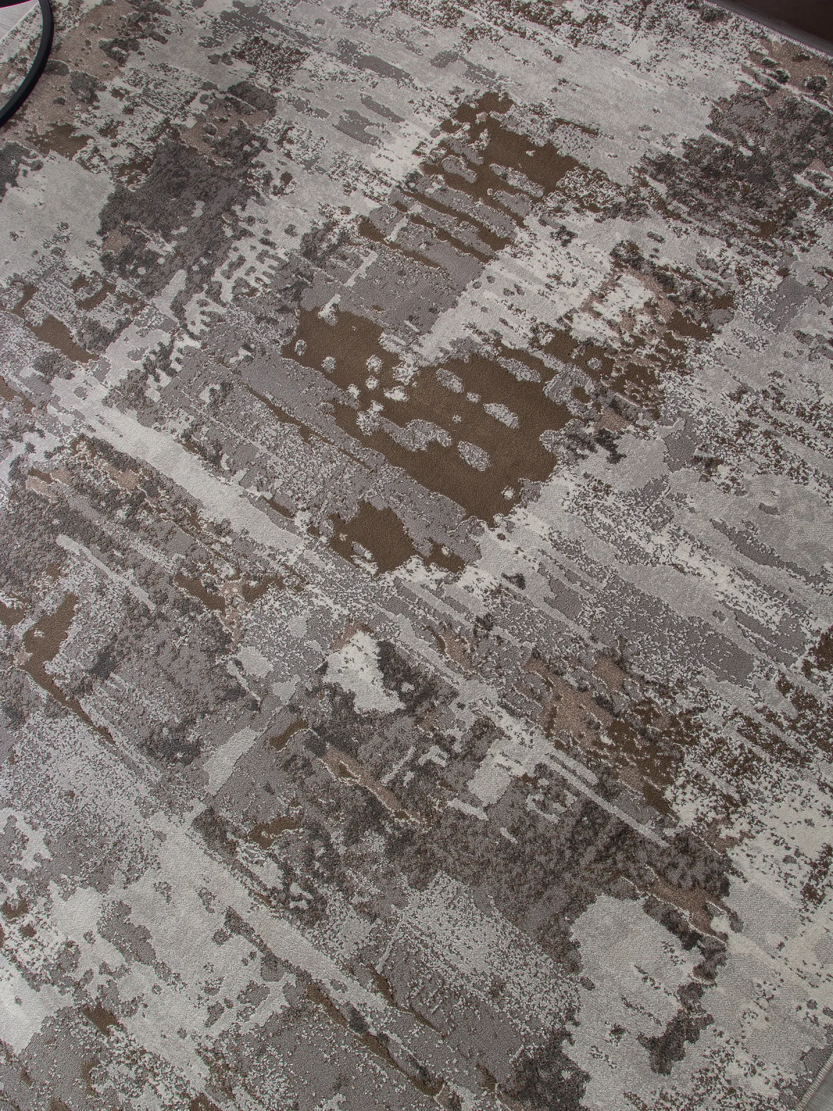 Современный ковер GRAFF F238 - GRAY-BEIGE Heat-set Россия