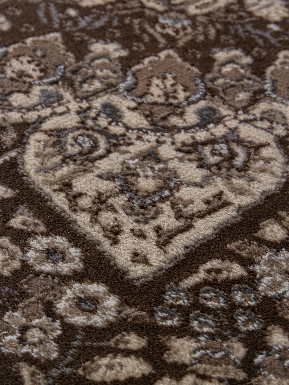 Классический ковер DOLCE D415 - BROWN Heat-set Россия